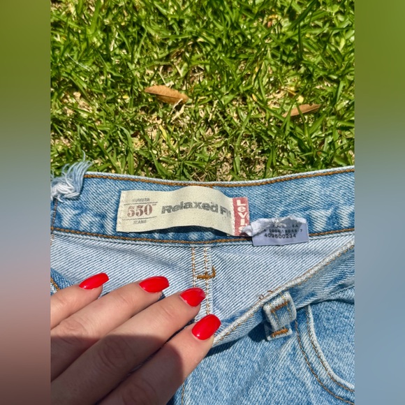 Y2K Vintage 100% Cotton Cut Off Denim Shorts - Picture 4 of 8